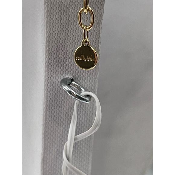 STELLA & DOT Gold Toned Chain Clear Quartz obelisk Amulet Pendant Necklace - Picture 10 of 14